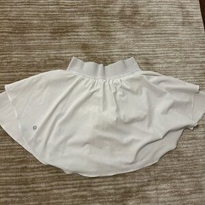 White Lululemon Rival Skirt